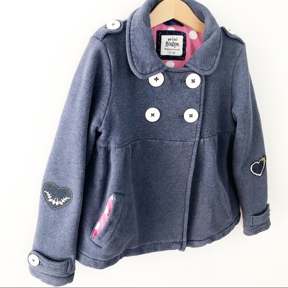 Mini Boden blue Jacket size 5/6 - Picture 2 of 6
